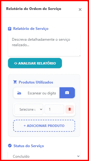Relatório de Materiais