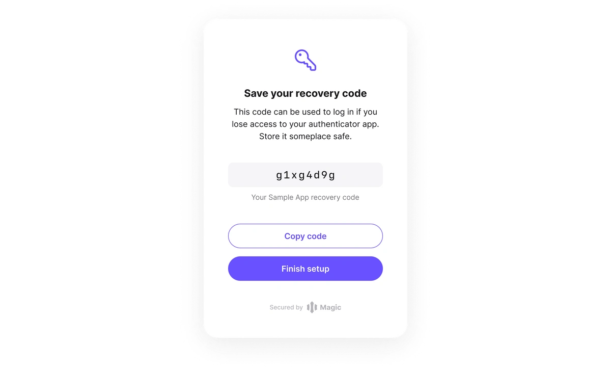 recovery-code