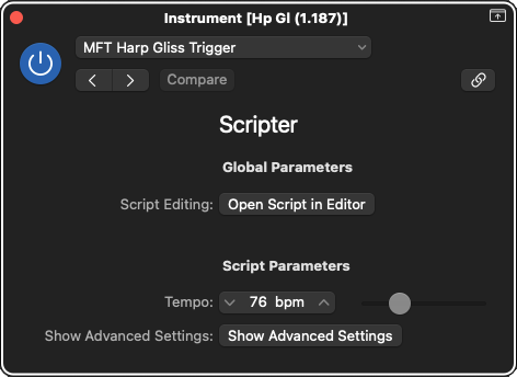 Main Stage Scripter Harp Gliss Trigger Script Tempo Pn Main Stage Scripter Harp Gliss Trigger Script Tempo Pn