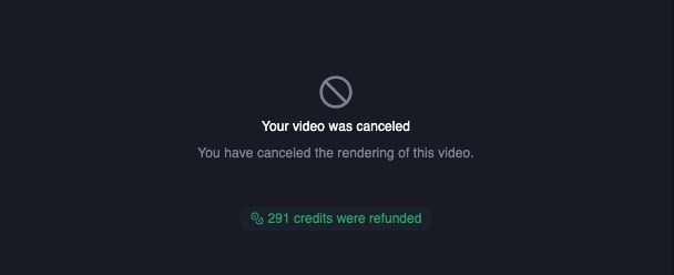 Cancel Success