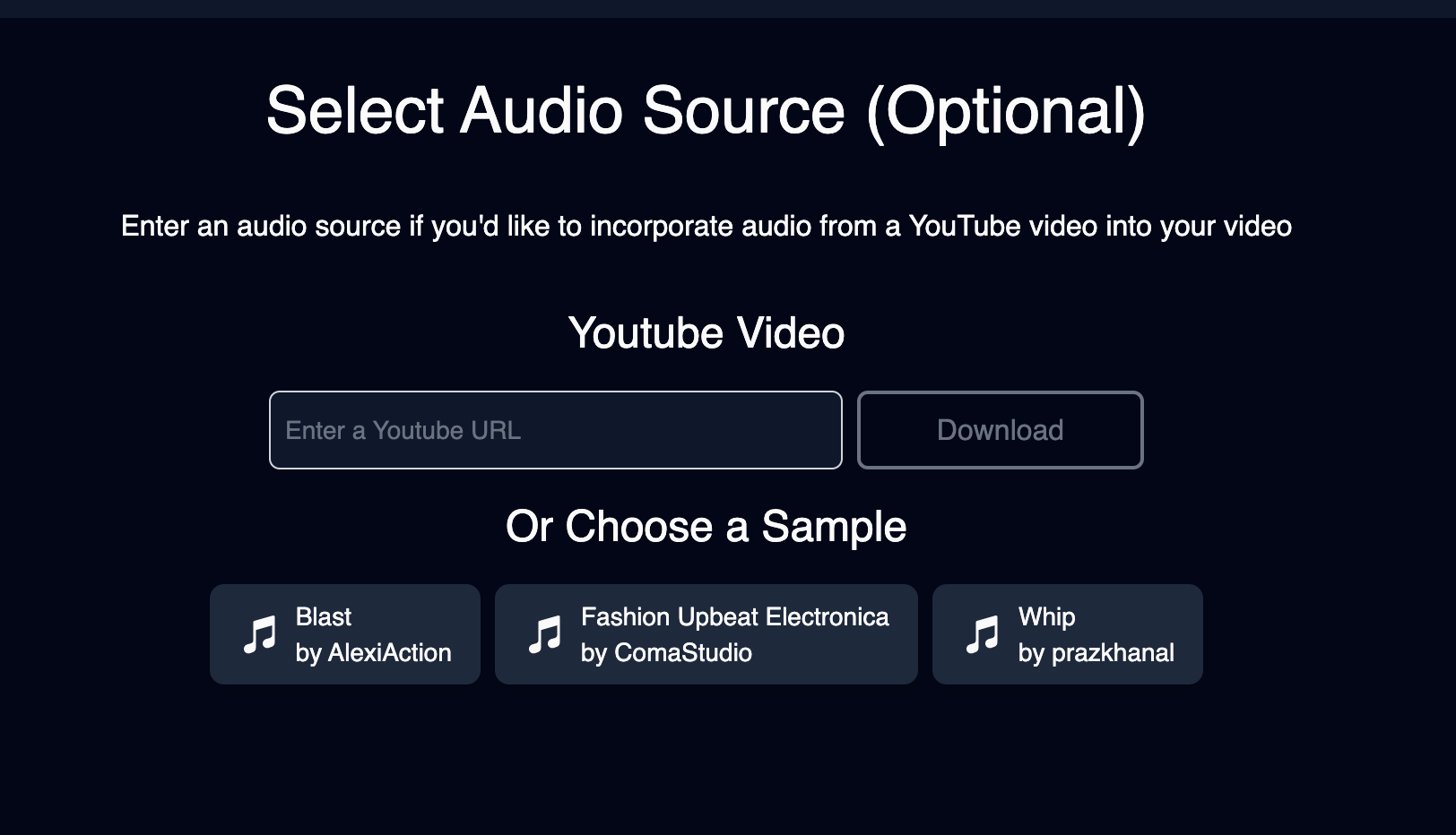 Sample Audio