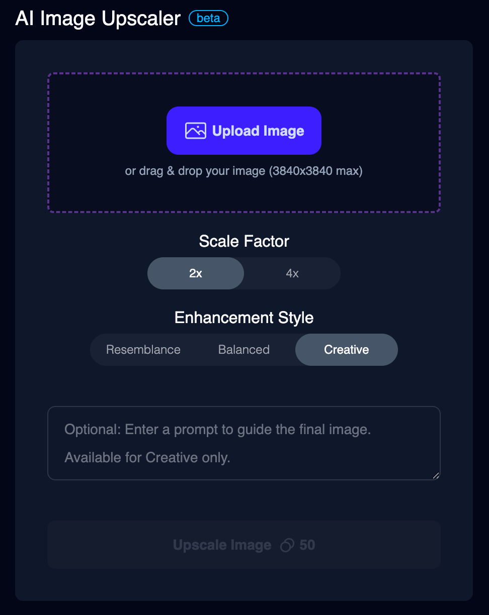 User Menu