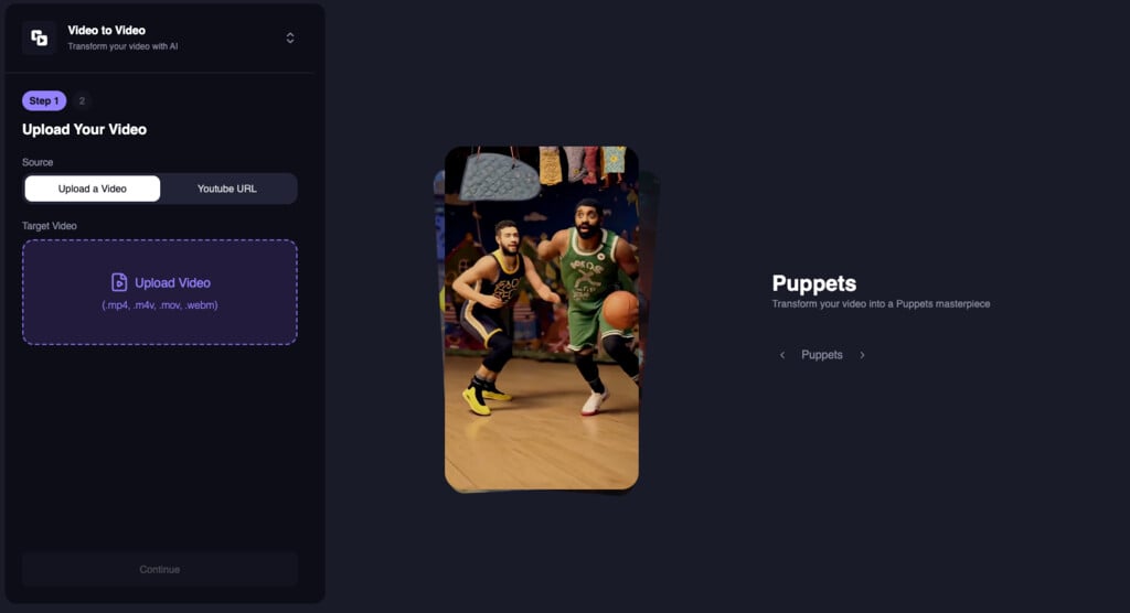 Video-to-Video UI