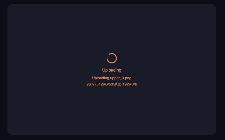 Show Upload Progress on Free
Tools