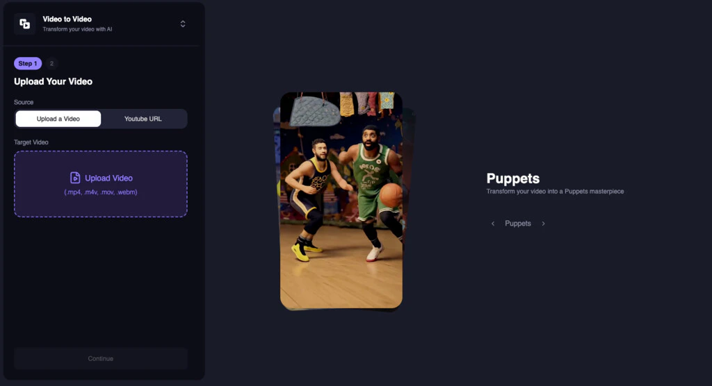 Video-to-Video UI