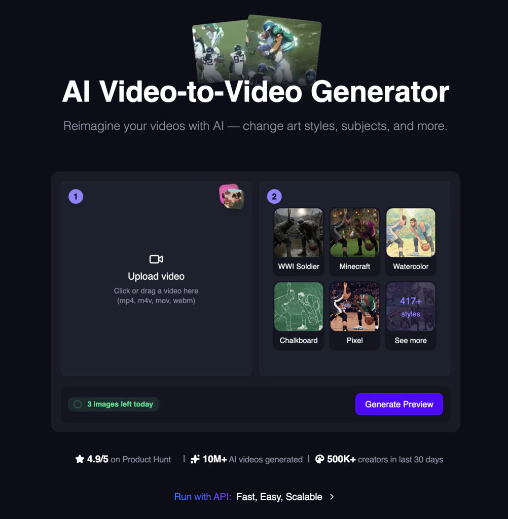 Video-to-Video Free Tool