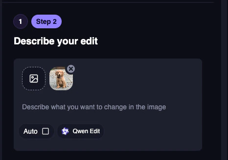 Qwen-Edit Model for AI Image Editor