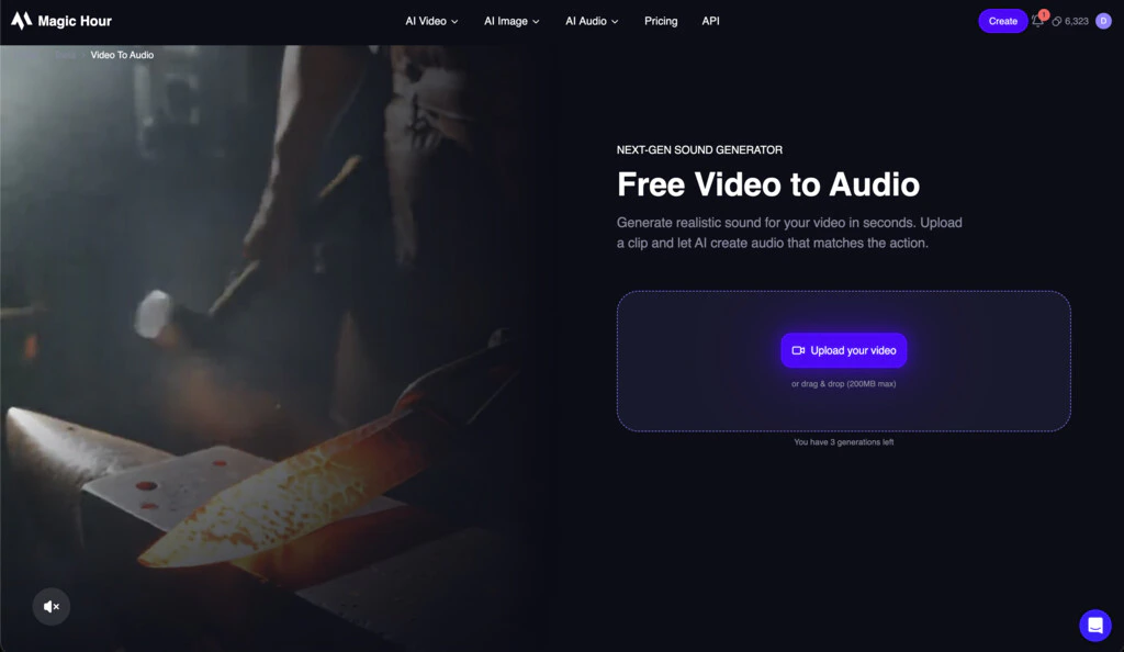 Free Add Sound to Video (5s
Preview)