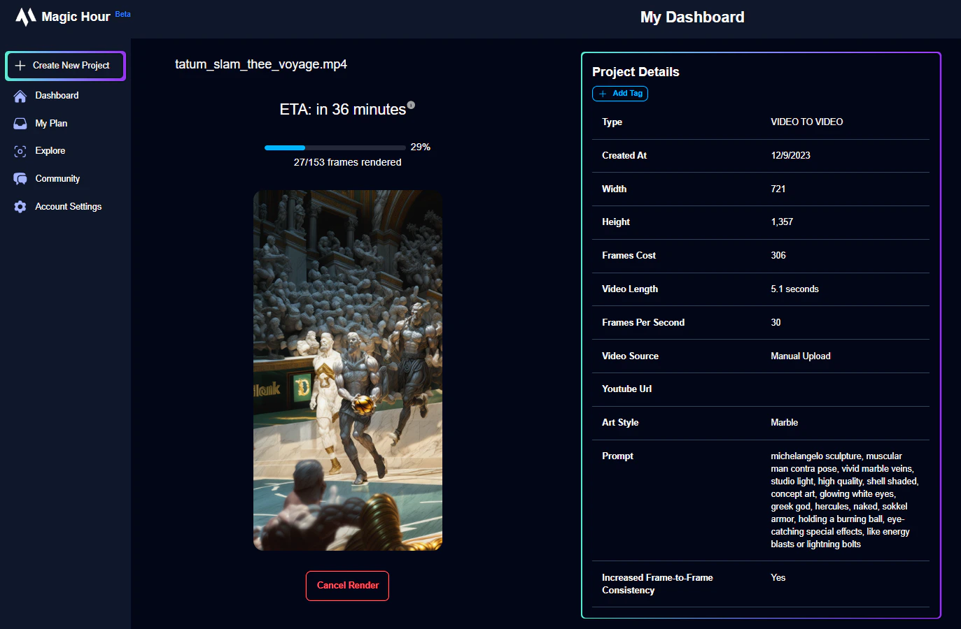 Video-to-Video Preview