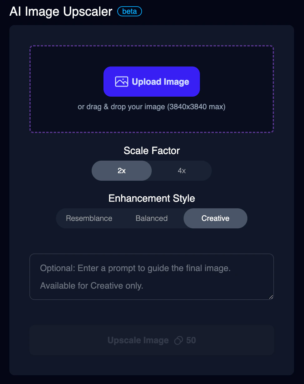 User Menu