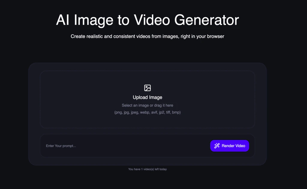 Image to Video Free Tool