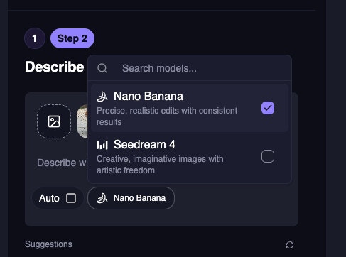 Allow Selecting Multiple Models