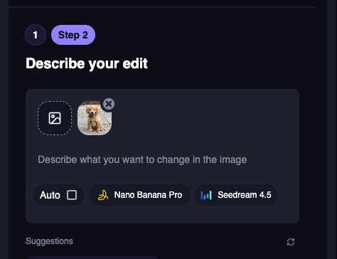 New Image Editor Models: Nano Banana Pro and Seedream
4.5