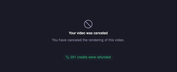 Cancel Success