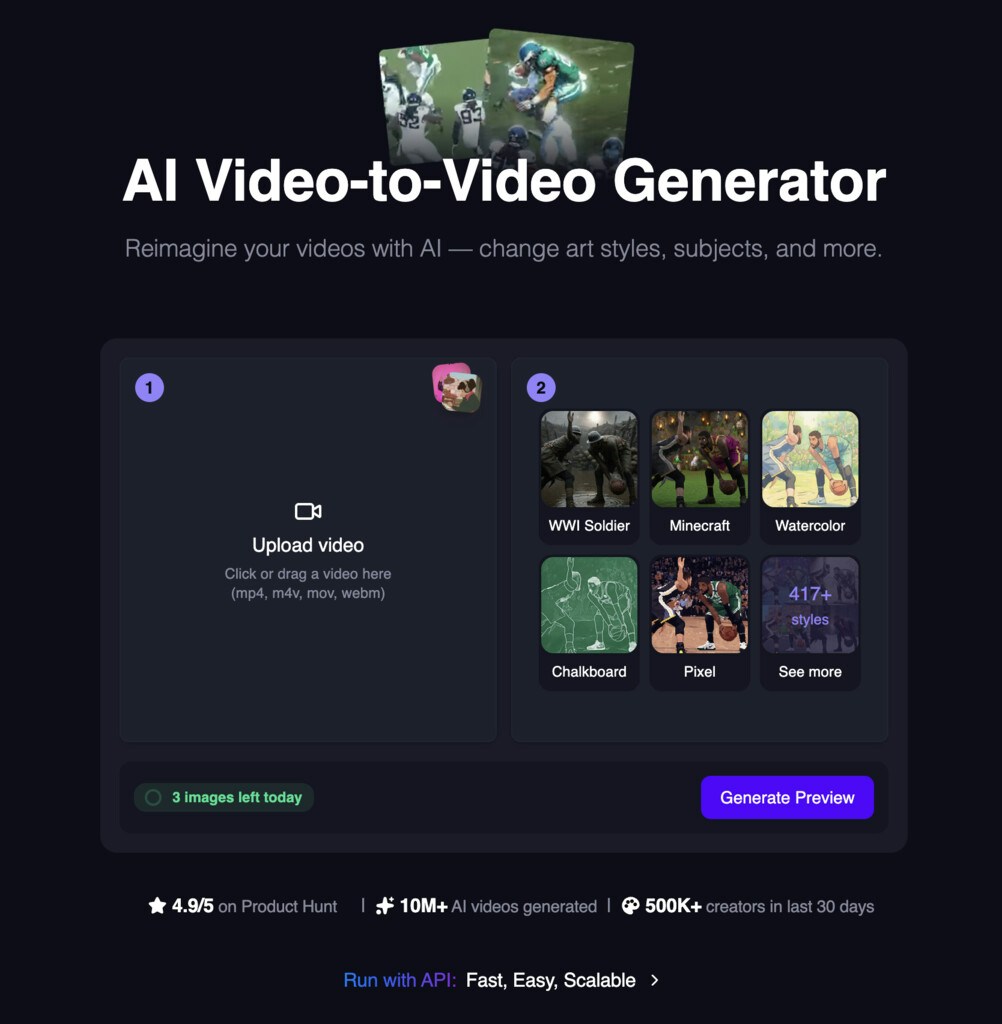 Video-to-Video Free Tool