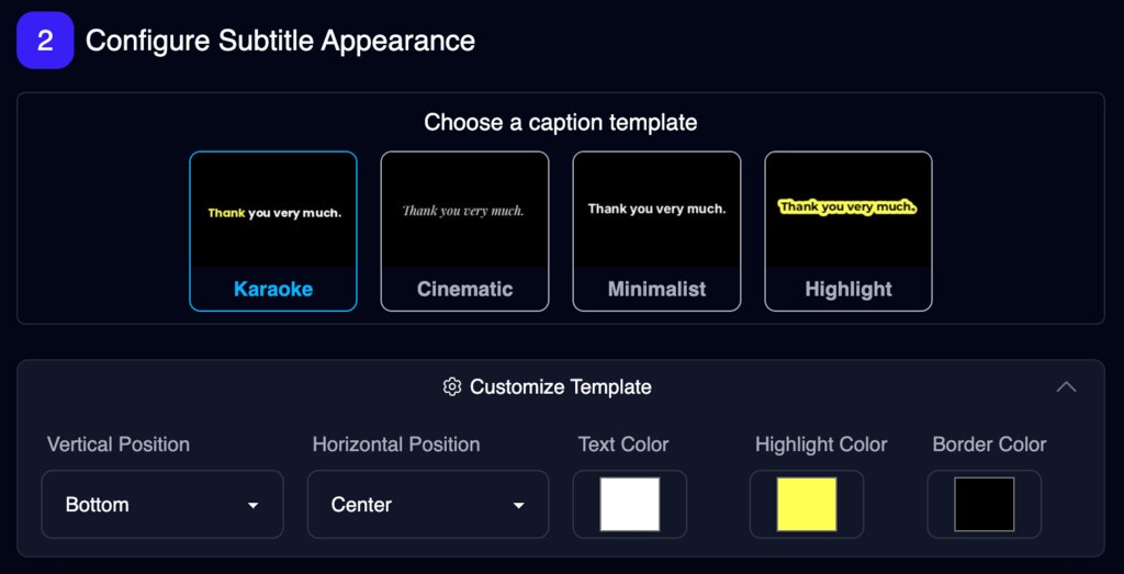 Customize Template UI