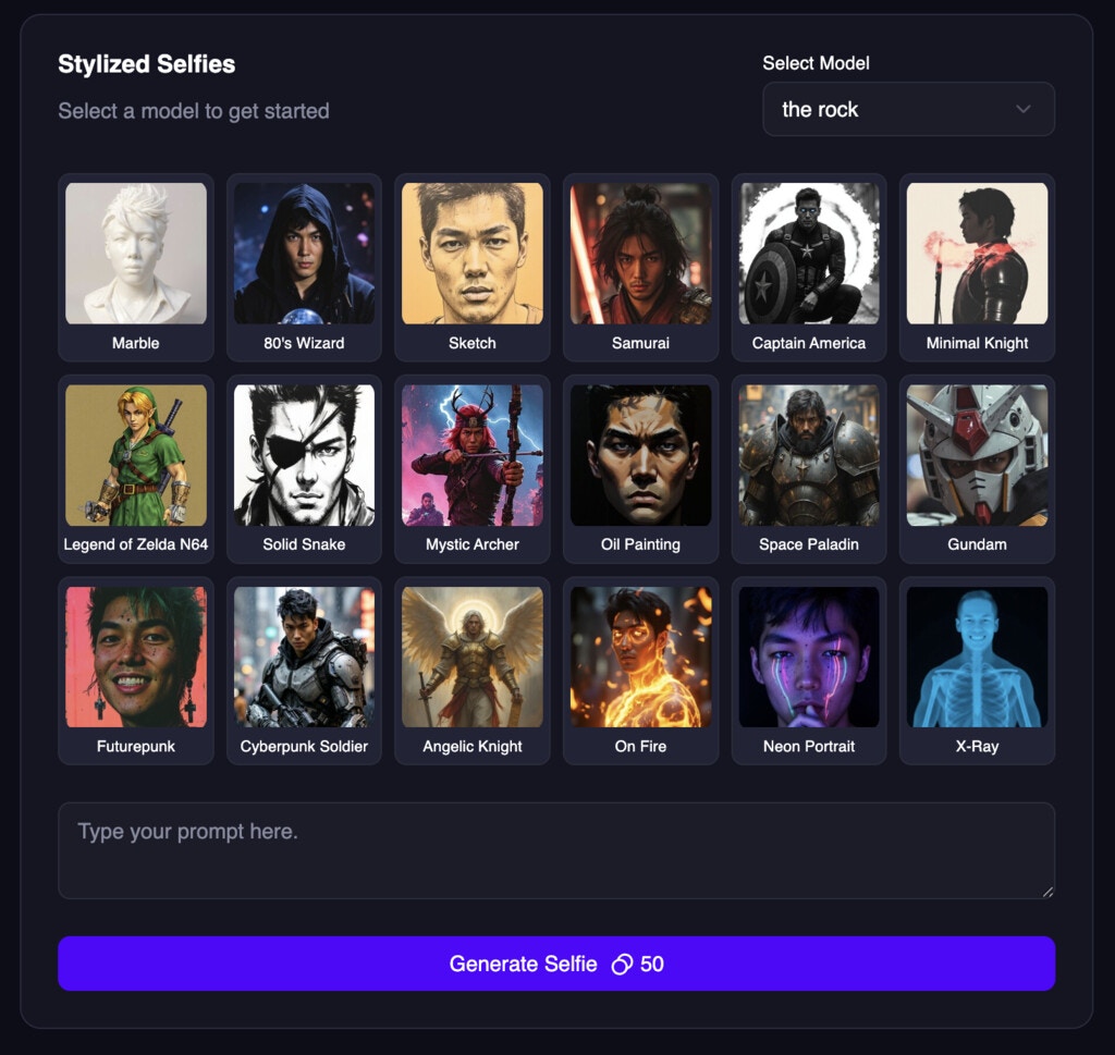 AI Selfie Generator