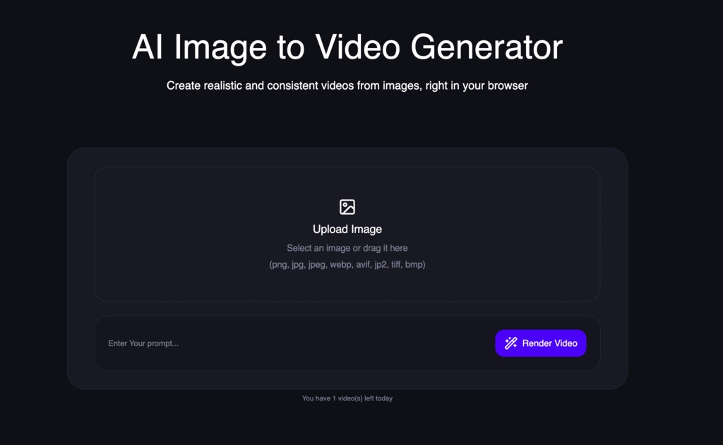 Image to Video Free Tool
