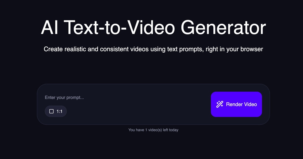 Text to Video Free Tool