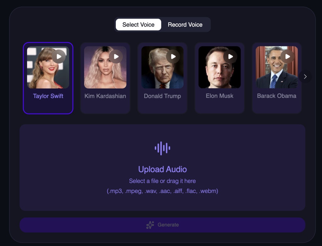 AI Voice Changer Free Tool