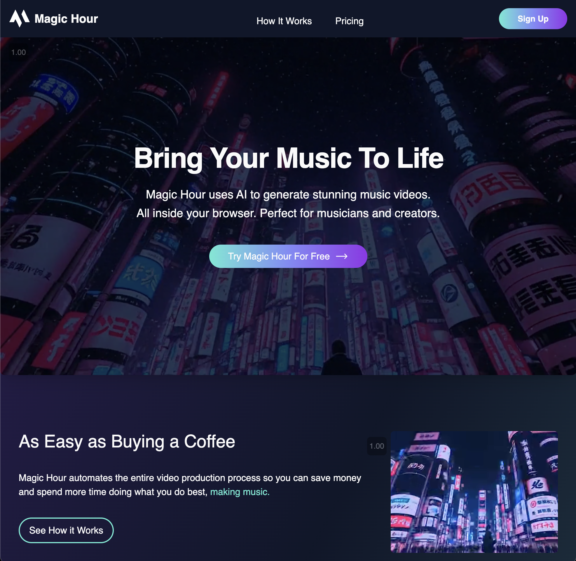 Landing Page