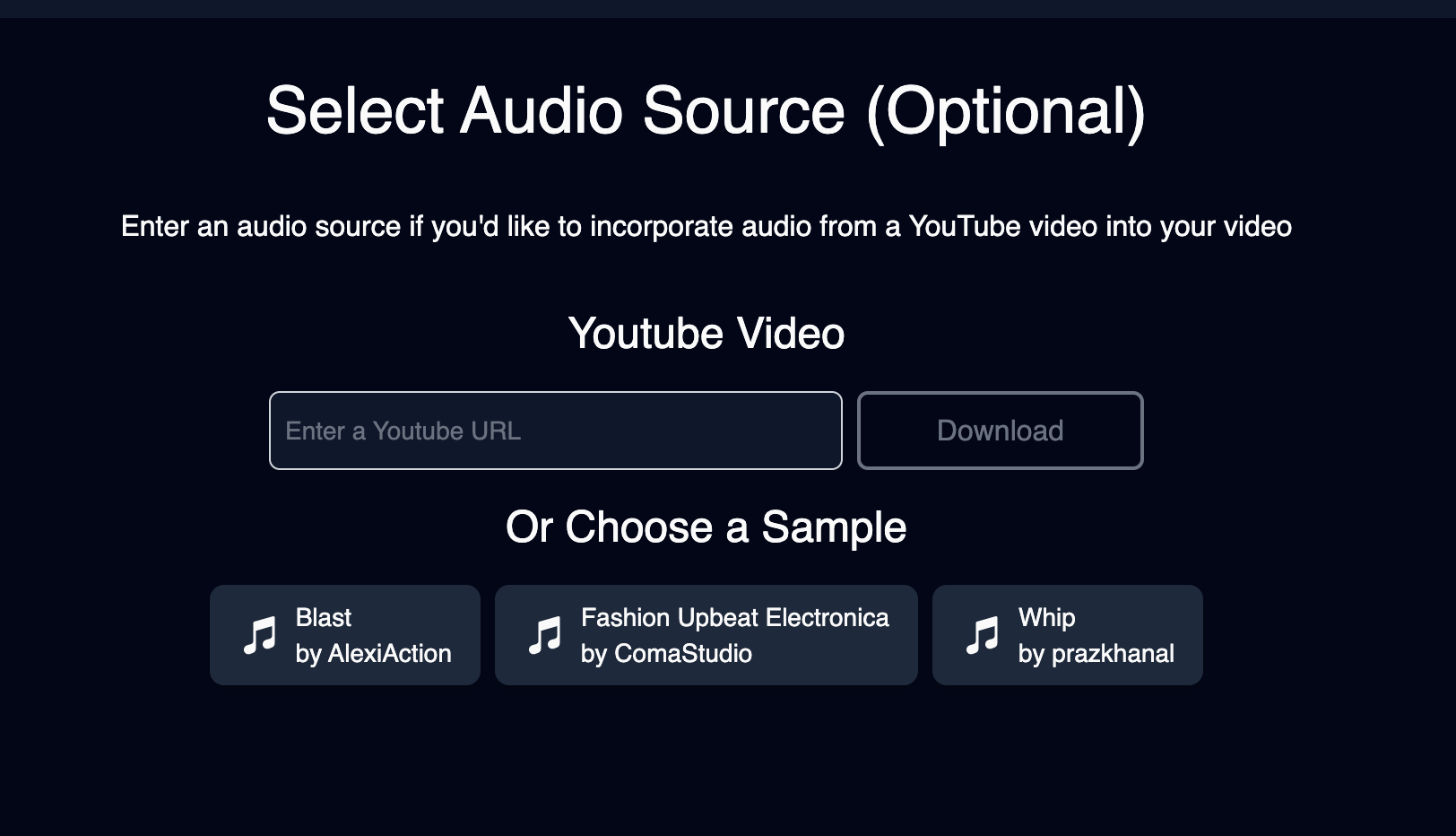 Sample Audio