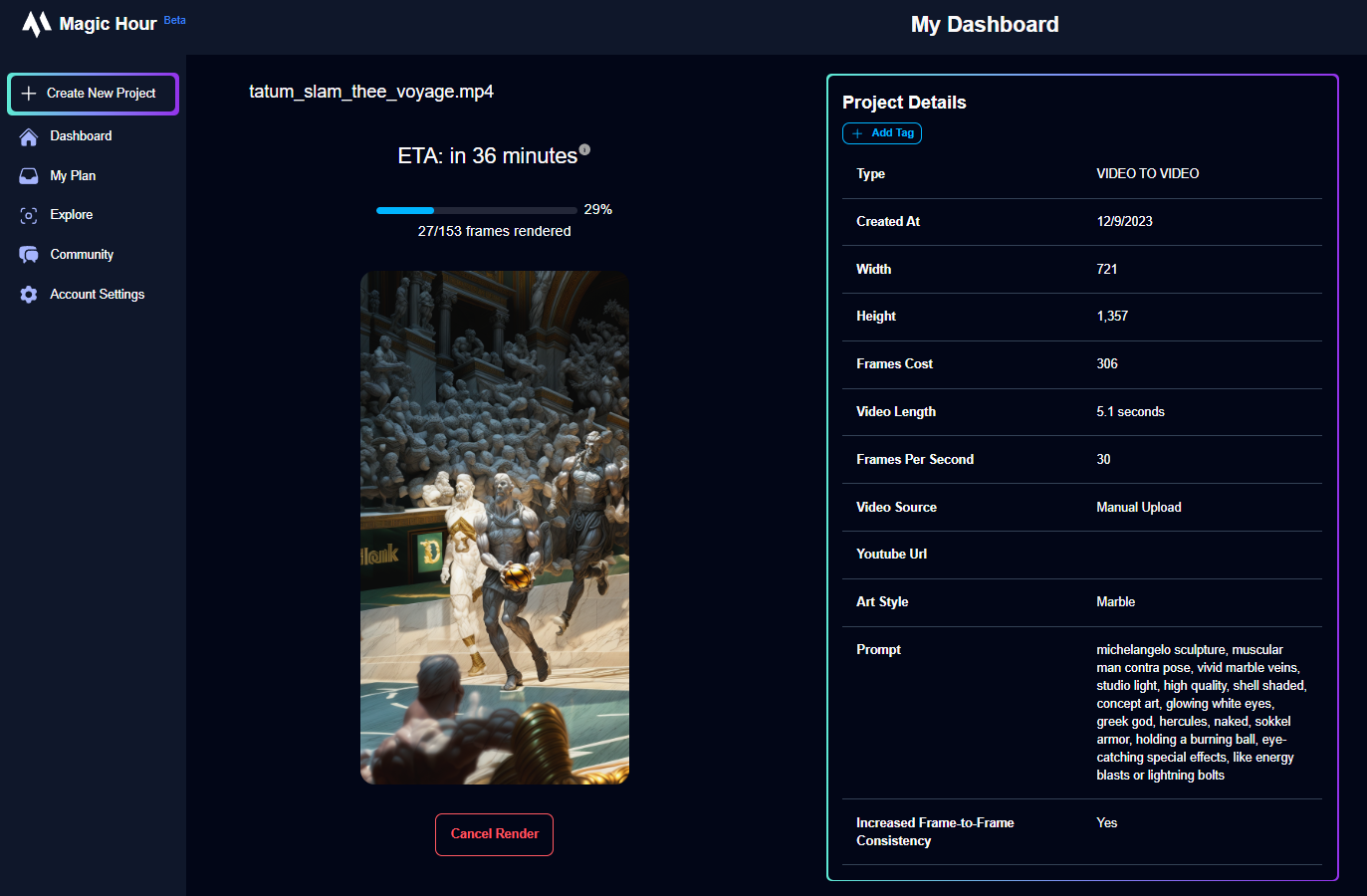 Video-to-Video Preview