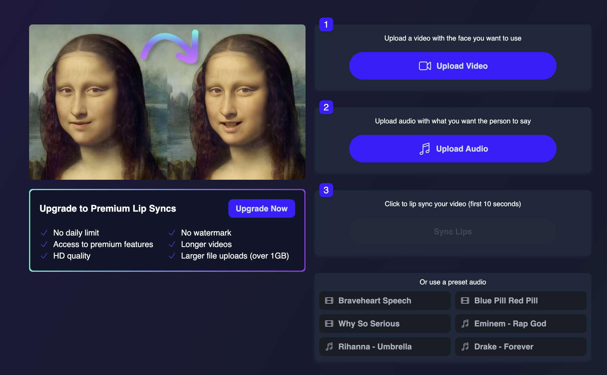 Lip Sync Free Tool