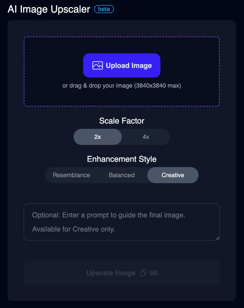 User Menu