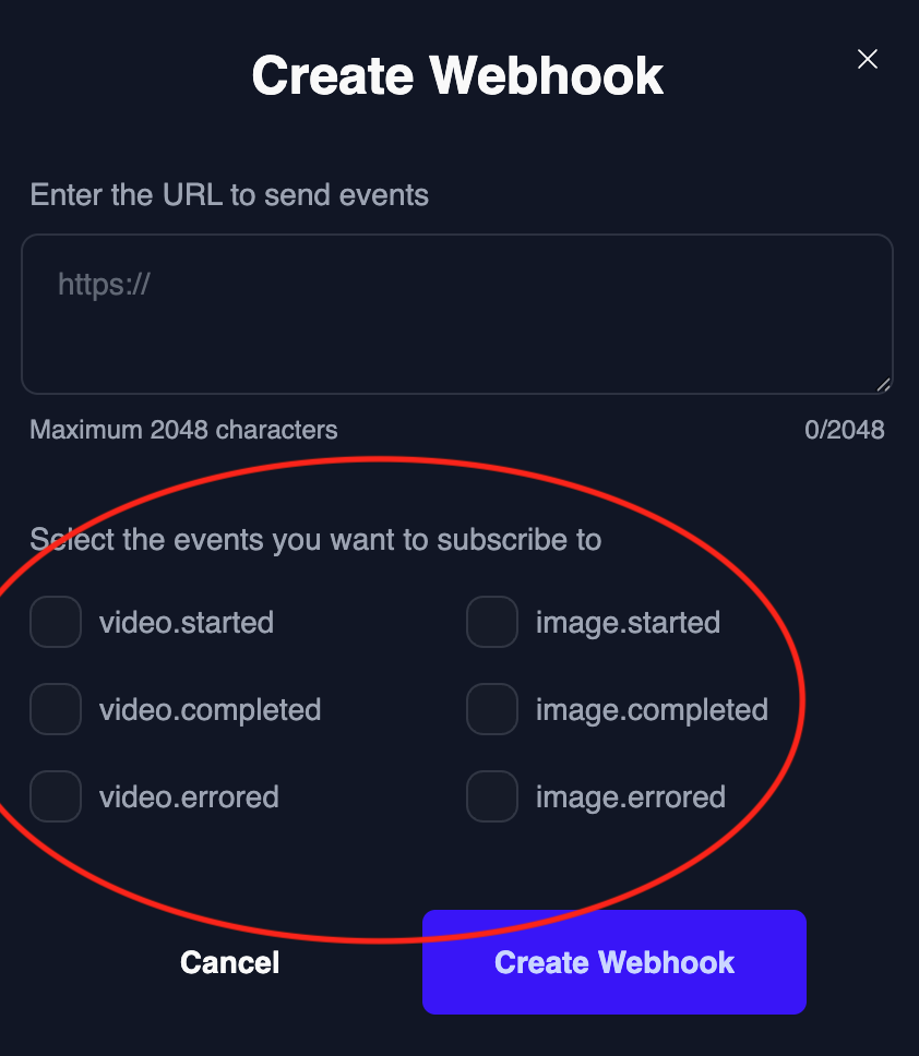 User Menu
