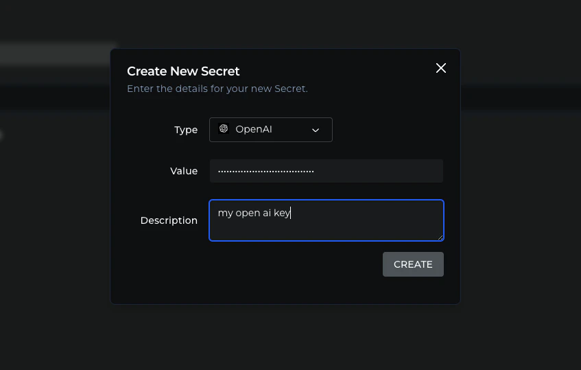 Create Secret