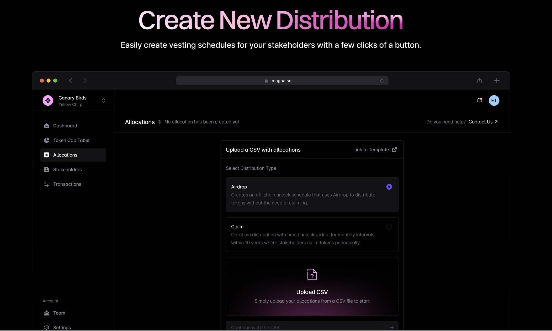 New Distribution
