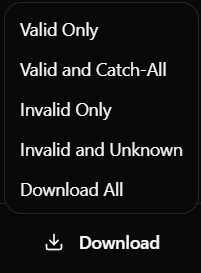 Download Bulk Phone Verification Report Dark