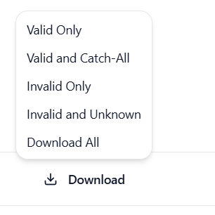 Download Bulk Phone Verification Report Light