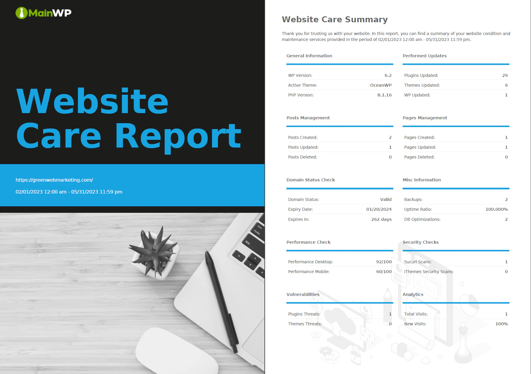 Report preview