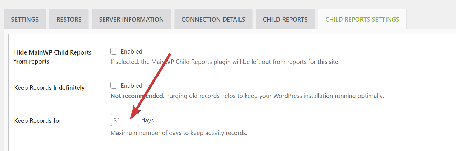 Code Snippets execute action with Return info from Child Sites option