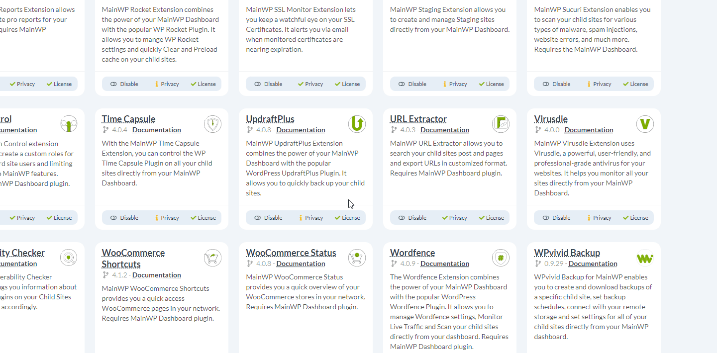 Animation showing required plugins installation prompt when opening an extension