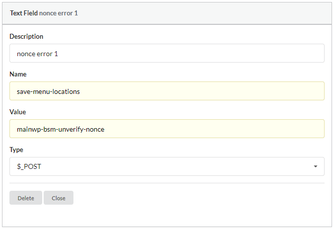 New key field values
