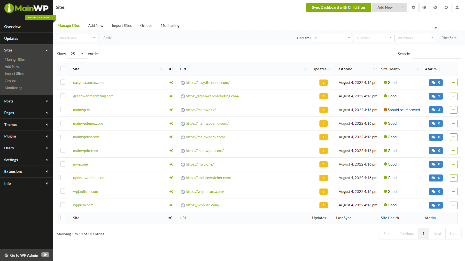 Atarim Tasks modal element