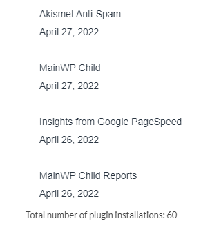 Pro Report showing Counter token output for total plugin installations