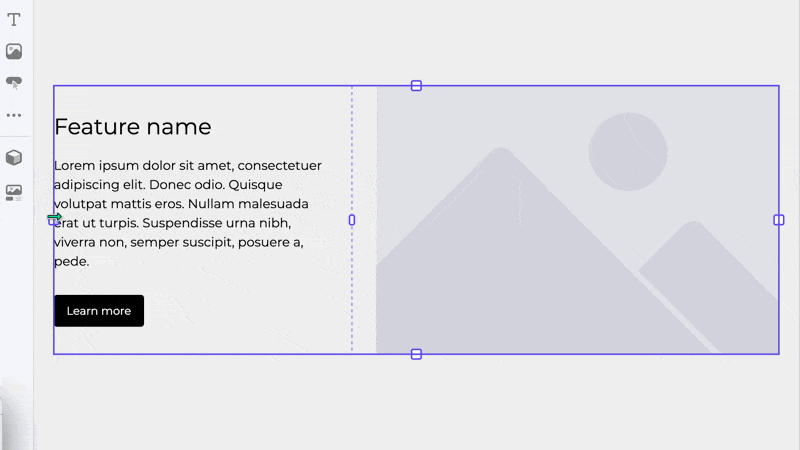 Using padding overlays