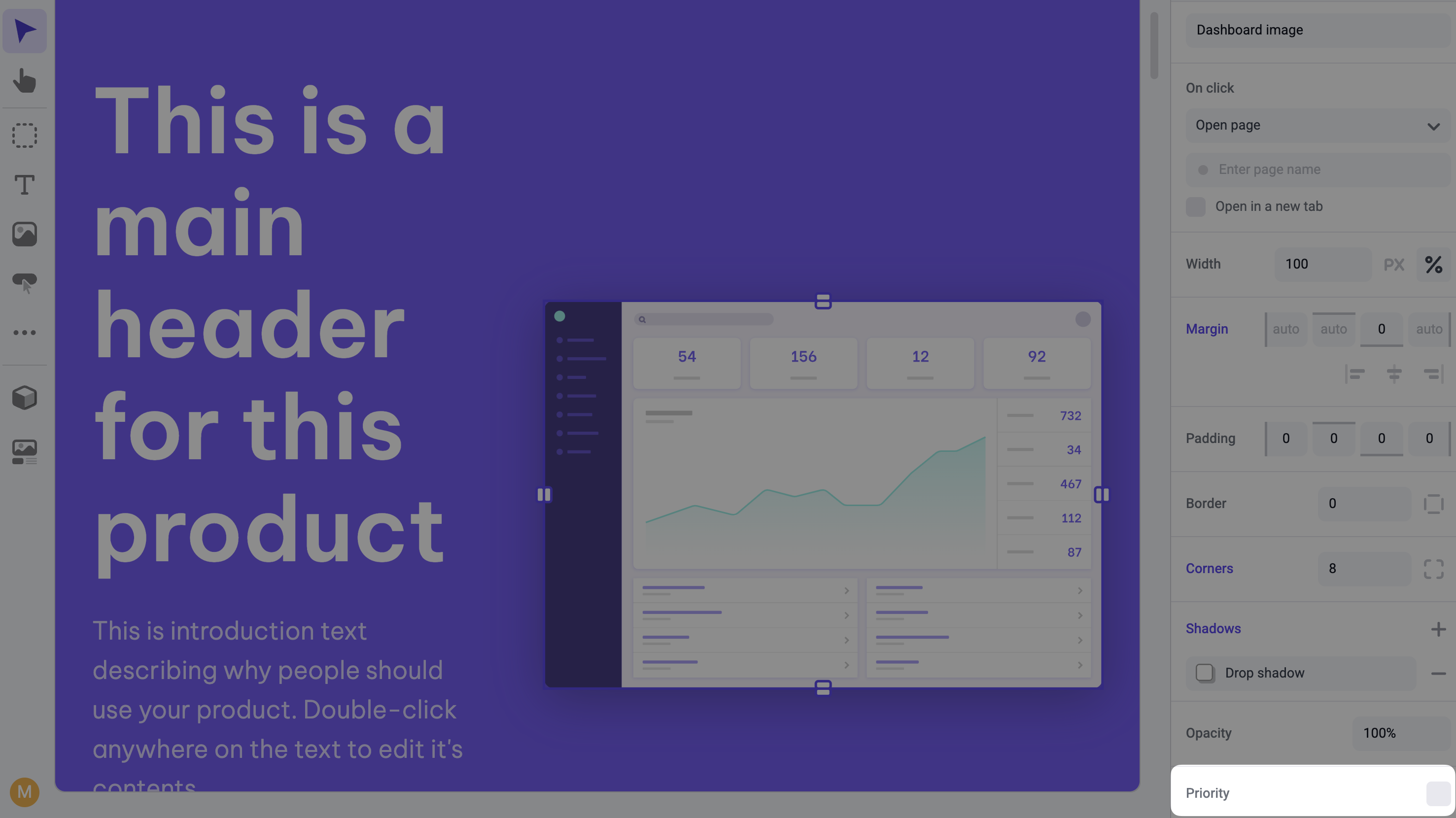 Image priority checkbox