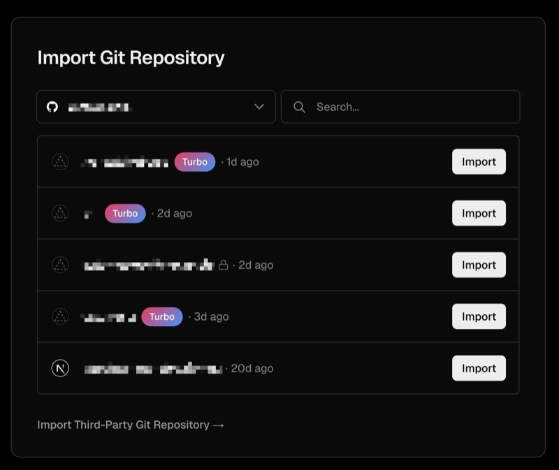 Connect to Git repository