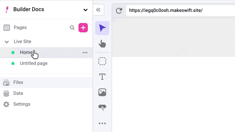 move a page out of a collection