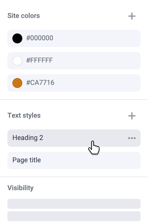 Managing Text Styles