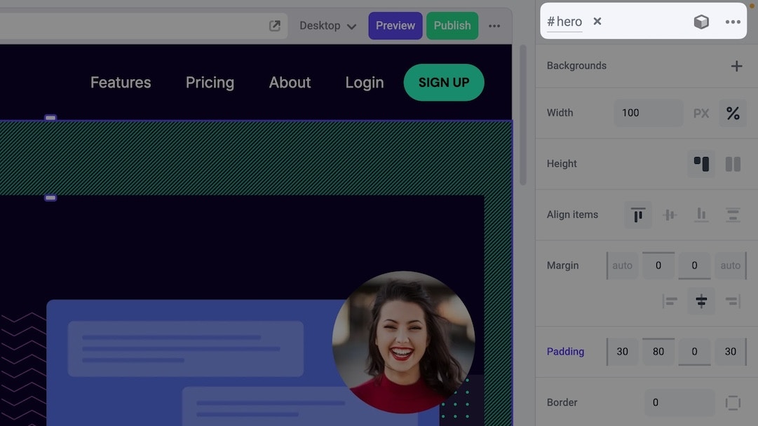 Custom component name input