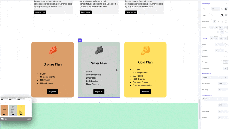 Shadows and borders compliment
eachother