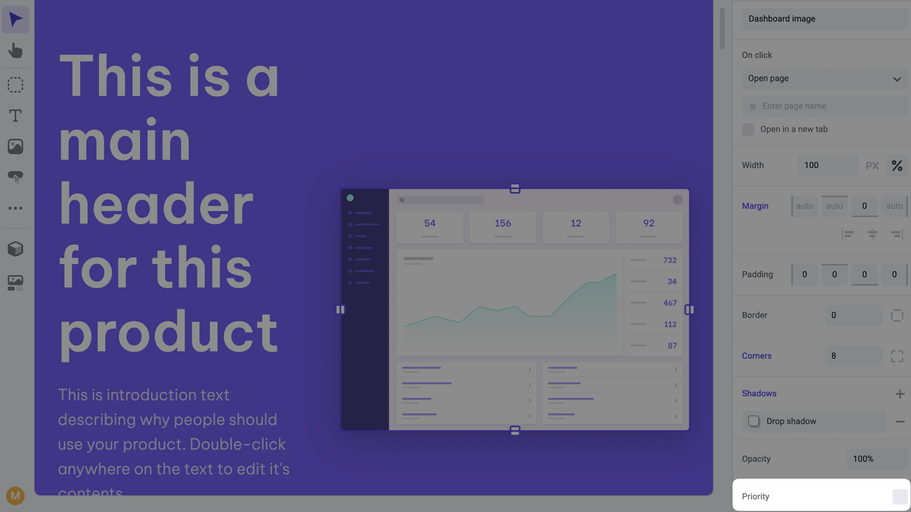 Image priority checkbox