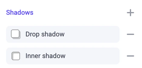 Applying shadows to cards