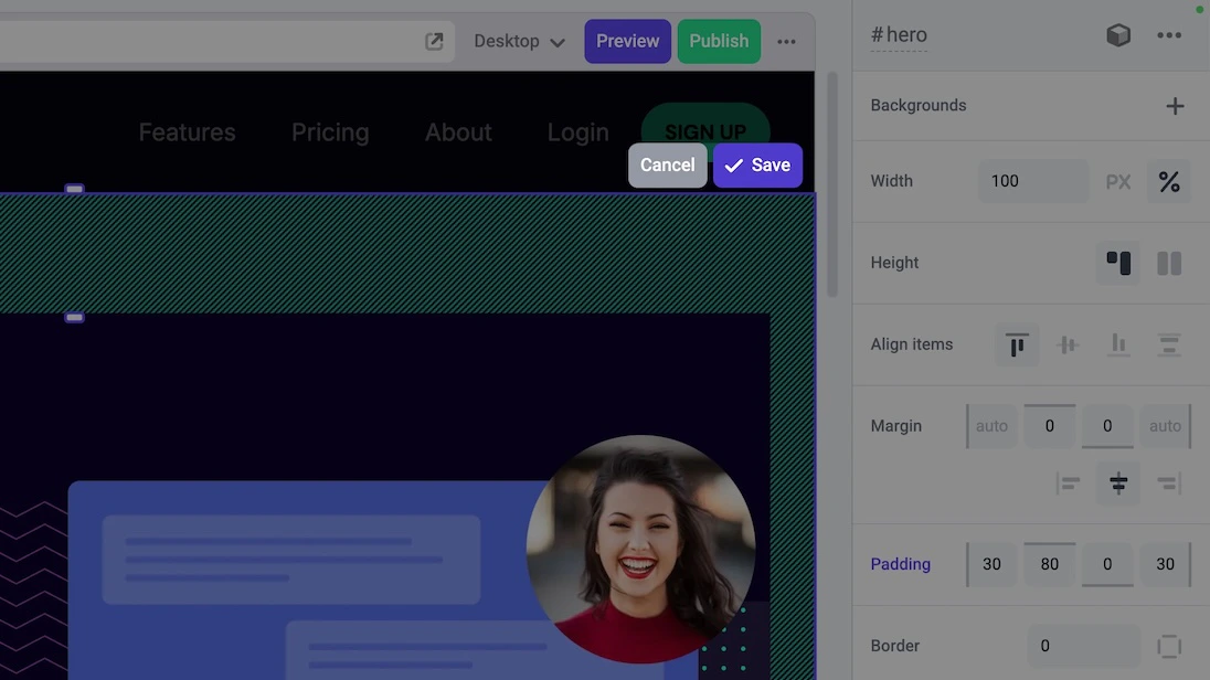 saving changes to a global
component